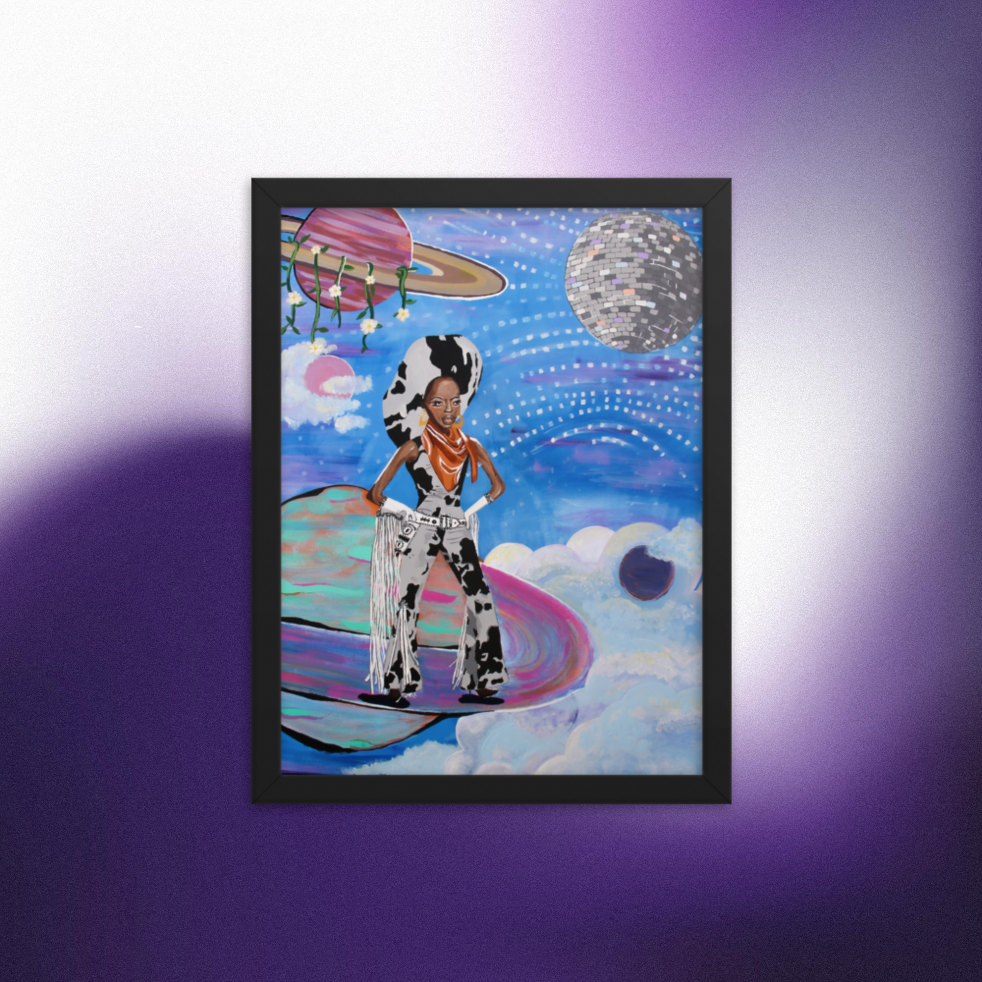 Diana Ross Space Cowgirl Framed Posters