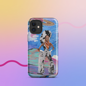 Diana Ross Space Cowgirl Impact-Resistant iPhone Case