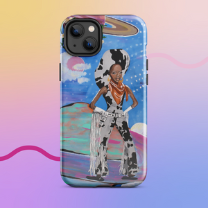 Diana Ross Space Cowgirl Impact-Resistant iPhone Case