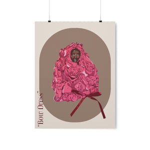 Archival Posters: The Adut Akech Valentino Bow Dress Matte Poster - Vintage Version