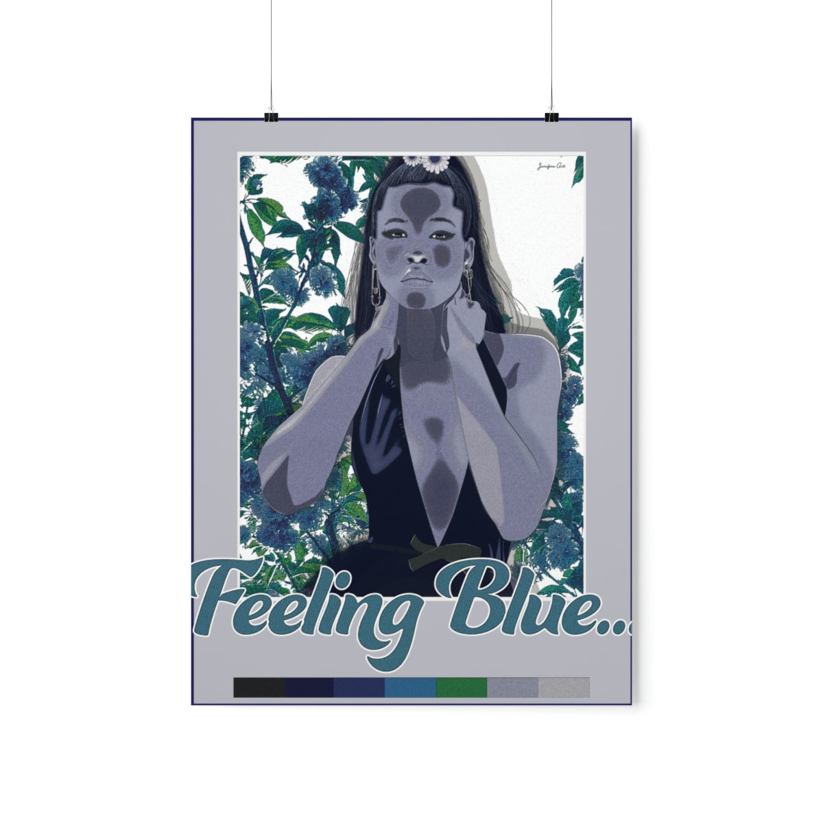 Archival Posters: The Storm Reid Feeling Blue in Miu Miu Matte Fashion Poster