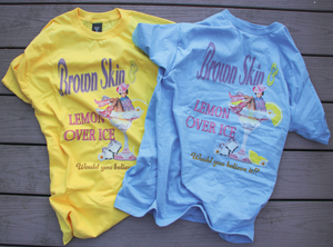 Brown Skin & Lemon Over Ice Sweatshirt and Tee